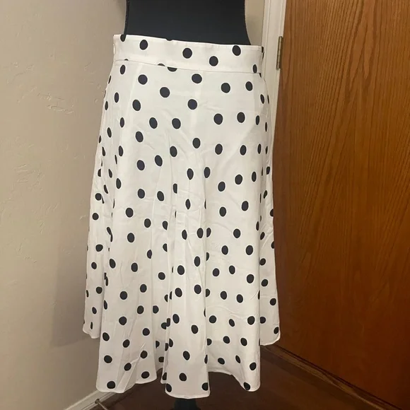Ann Taylor Polka dot skirt - Picture 3 of 4